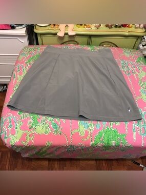 NWT Smartwool Cortina Active Wool Shorts alloy gray Skort Size medium